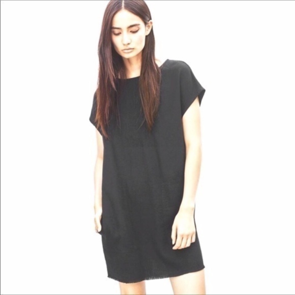 Aritzia Wilfred Free Faux Suede Sleeveless Mini Dress